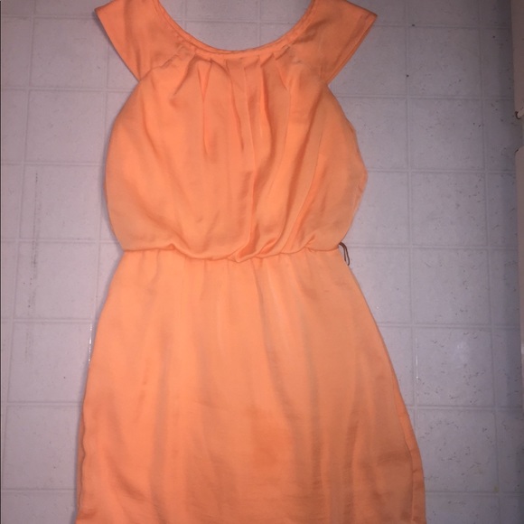 jcpenney orange dress